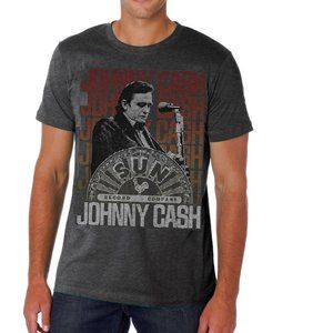 Johnny Cash Sun Record Company Live country rock Official T-Shirt 5XL B&T NWT